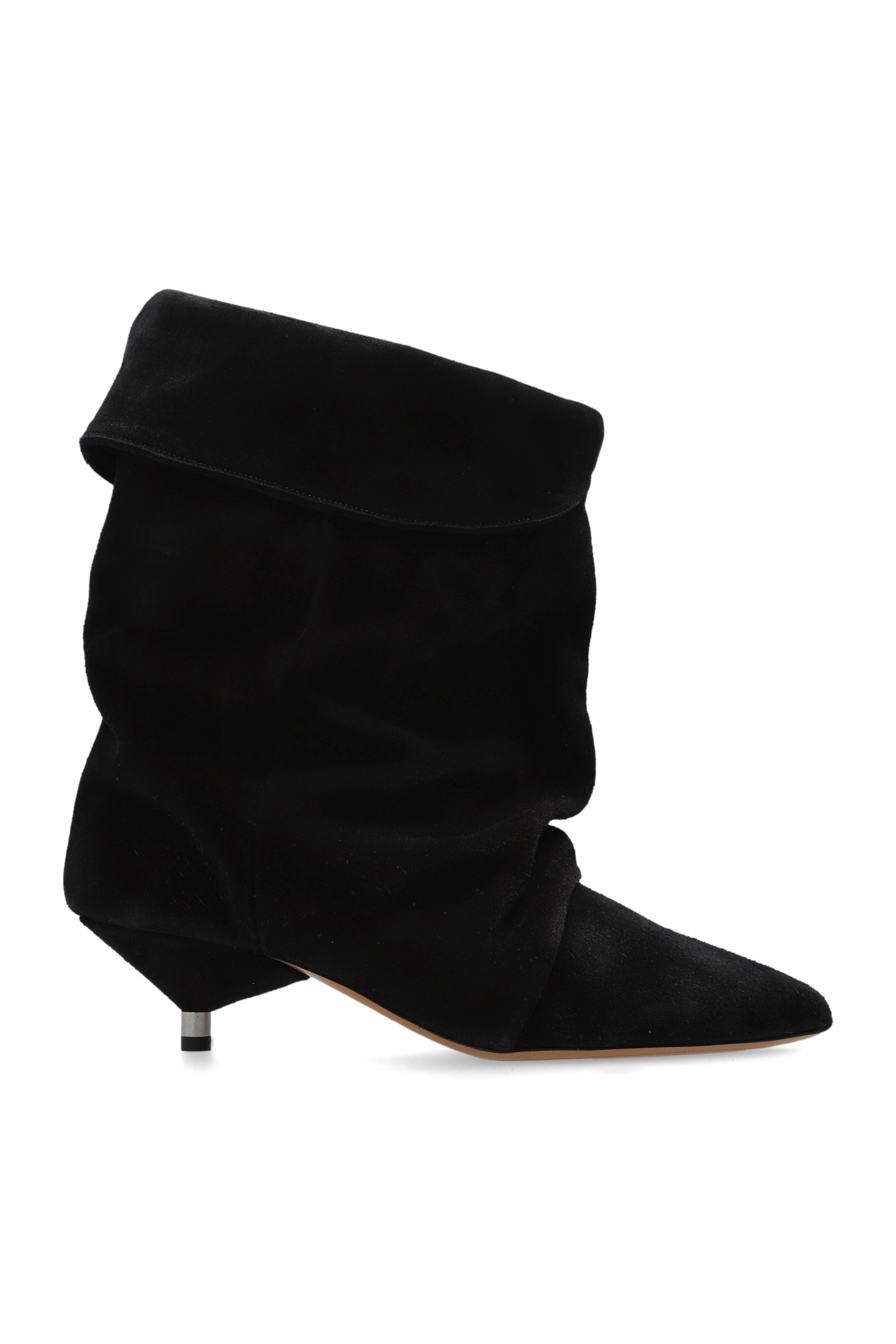 Isabel marant black suede ankle boots on sale